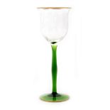 Theresienthal - An early 20th Century wine glass,