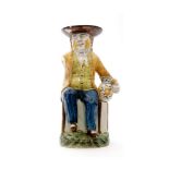 A 19th Century Staffordshire 'The Sailor Toby' Wood type Toby jug,