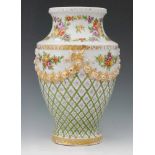 An early 20th Century continental vase,