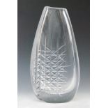 A post war Orrefors glass vase designed by Ingeborg Lundin,