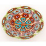 A contemporary Italian Murano glass dish,