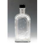 A 1930s Orrefors glass decanter designed by Edward Hald,