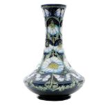 A Moorcroft Pottery vase decorated in the Pavion pattern designed by Rachel Bishop,