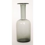 A post war Holmegaard glass Gulvase designed by Otto Brauer,