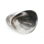 A Georg Jensen silver Oyster brooch by Nanna and Jorgen Ditzel, stamped sterling,