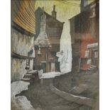 PAUL CALDWELL (CONTEMPORARY) - Oldham street scene, pastel drawing, signed, framed,