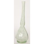 A large 20th Century glass vase in the manner of James Couper & Sons Clutha,