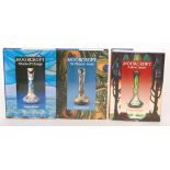 Three books on Moorcroft Pottery comprising Moorcroft: The Phoenix Years,