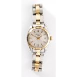 A ladies Rolex Oyster Perpetual Date automatic wrist watch,