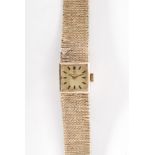 A ladies 9ct hallmarked Omega wrist watch,