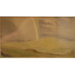 CHARLES MARCH GERE, RA (1869-1957) - 'The Rainbow', watercolour, signed, framed,