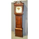 A 19th Century oak and mahogany crossbanded longcase clock by John Latham Macclesfield with eight