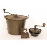 Three pieces of assorted early 20th Century kitchenalia comprising an American 'Three Minute Bread