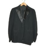 A 1930s gentleman's dress suit comprising dinner jacket, trousers and waistcoat,