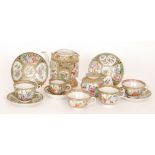 A collection of assorted late 19th to early 20th Century Chinese famille rose to include a tea