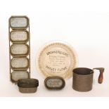 A small collection of assorted late 19th to early 20th Century kitchenalia comprising a Tala 'Full