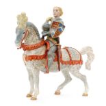A Beswick model of the Knight in Armour (The Earl of Warwick), model 1145, circle mark, height 29cm,