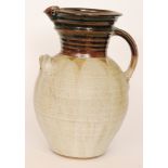 A large studio pottery jug,
