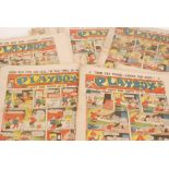 A collection of mid 1940s Playbox children's comics.