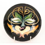 A Moorcroft Pottery pin dish coaster decorated in the Miller Howe pattern,