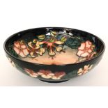 A Moorcroft Pottery footed bowl decorated in the Oberon pattern, designed by Rachel Bishop,