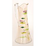 A large early 20th Century Bohemian glass lemonade jug, possibly by Harrach,