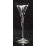 An 18th Century toasting glass circa 1750,