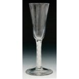 An 18th Century ale glass circa 1770,