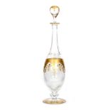 A large later 20th Century Baccarat Prestige glass decanter,