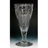 A large 18th Century glass ceremonial goblet circa 1785,