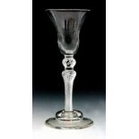 An 18th Century drinking glass circa 1750,