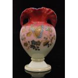 A late 19th Century Continental posy vase, possibly Harrach,