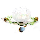 An early 20th Century John Walsh Walsh Water Lily posy holder,