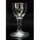 An 18th Century drinking glass circa 1745,