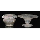 An early 20th Century John Walsh Walsh glass bowl,