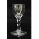 An 18th Century miniature drinking glass circa 1785,