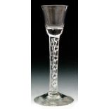 An 18th Century cordial glass circa 1750,