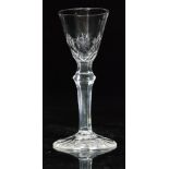 An 18th Century disguised Jacobite drinking glass circa 1770,