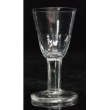 An 18th Century drinking glass circa 1750,