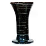 A limited edition post war Nuutarjarvi Notsjo glass vase designed by Oiva Toikka for Lamino Oy,