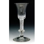 An 18th Century drinking glass circa 1750,