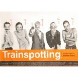 A large collection of modern British and other film posters to include Trainspotting, Batman,