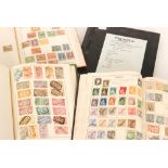 Three comprehensive albums of assorted world stamps to include China and Far Eastern countries and