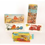 A Corgi gift set No 27 Machine Carrier with Bedford Tractor unit with Priestman 'Cub' shovel,