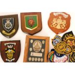 A 20th Century framed group of Russian police badges, a collectors set for the LA Dept N8463,