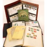 A large quantity of GB, Commonwealth and World stamps contained in packets, tins,