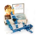 A Zero-X Thunderbirds space toy by Century 21 Toys Ltd in Hong Kong, battery operated, boxed.