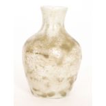 A small Ruskin Pottery vase of baluster form,