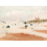 ROLAND VIVIAN PITCHFORTH, RA, ARWS (1895 - 1982) - 'Malta', watercolour, signed,