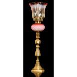 A late 19th Century peg lamp,